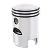 Piston Gearshift Knob With 13/15/18 Speed Adapter - Chrome