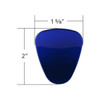 Plastic Cover For 9/10/13/15/18 Speed Gearshift Knob - Indigo Blue