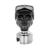 Skull Biker Gearshift Knob With 13/15/18 Speed Adapter - Black