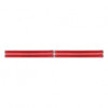 Chrome Top Mud Flap Plate With Four 24 LED 12" GloLight Bars - Red LED/Red Lens (Each)