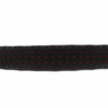 18" Perforated Leather Steering Wheel Cover - Red