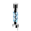 Austin Style Gun Cylinder Gearshift Knob With LED 13/15/18 Speed Adapter - Chrome/Blue LED