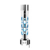 Austin Style Gun Cylinder Gearshift Knob With LED 13/15/18 Speed Adapter - Chrome/Blue LED