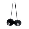 3" Round Fuzzy 8-Ball (Pair)
