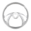 18" Chrome Aluminum "Scorpion" Style Steering Wheel
