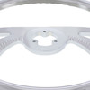 18" Chrome Aluminum "Scorpion" Style Steering Wheel