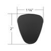 Plastic Cover For 9/10/13/15/18 Speed Gearshift Knob - Matte Black