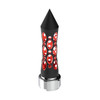 Thread-On Daytona Style Spike Gearshift Knob With LED 9/10 Speed Adapter - Black/Red LED