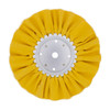 10" Yellow Treated Airway Buff - 5/8" & 1/2" Arbor