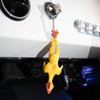 Rubber Chicken Novelty Keychain