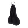 4-1/4" Stress Ballz Novelty Keychain - Black