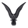 Die-Cast American Eagle Hood Ornament - Matte Black