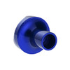 Ace Of Spades Air Valve Knob - Indigo Blue With Gloss Black Inlay