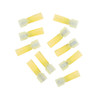 12-10 AWG .250 Tab CS Fully Insulated Heat Shrink M Disconnect - Yellow (10-Pack)