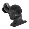 Die-Cast Bighorn Hood Ornament - Matte Black