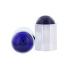 Dome Lens Bumper Guide Top With Chrome Base - Blue (2-Pack)