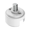 1/2"-13 Thread-On Shift Knob Mounting Adapter For Eaton Fuller Style 13/15/18 Shifter - Pearl White (Bulk)