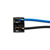 2-Wire Universal H7 Halogen Bulb Headlight Connector. Two Pins at 90° Angle