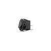 Black Non-Illum Round Rocker 10 Amp 12V On/Off 1/2" Dia. 1 Pc.