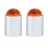 Stainless Steel Bumper Guide - Amber (Pair)
