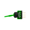 Green Illum Toggle 20 Amp 12V S.P.S.T. On/Off 1 Pc.