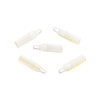 18-10 AWG CS Closed-End Heat Shrink Connector - Clear w/ Yellow Dash (5-Pack)