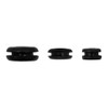 1/4",5/16",3/8" Mounting Holes Black Vinyl Grommets (13-Pack)