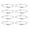 8" Stainless Locking Cable Ties (8-Pack)