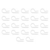 3/8" I.D. Natural Nylon Cable Clamps (22-Pack)