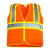 RigGear High Visibility Reflective Orange Safety Vest-XXX Large