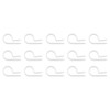 1/2" I.D. Natural Nylon Cable Clamps (15-Pack)