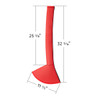 30" Vinyl Shifter Boot - Red