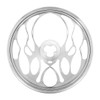 18" Chrome Aluminum "Blaze" Style Steering Wheel
