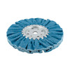 8" Blue Treated Airway Buff - 5/8" & 1/2" Arbor