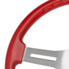 18" 4 Spoke Steering Wheel With Color Matching Horn Bezel - Indigo Red