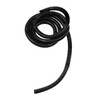 1/2" I.D. Black Flex-Guard Convoluted Split Seam Tubing, 7 Ft.