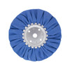 6" Blue Treated Airway Buff - 5/8" & 1/2" Arbor