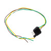 4-Way Flat Molded Male Trailer Connector w/ Polarized Plugs, 1 Pc.