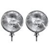 7" Chrome Dietz Style Headlight With 12 Volt 6014 Sealed Beam Bulb