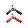 30 Amp Clamps w/ Vinyl Handles, 1Red/1Black 1 Set.