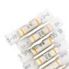 12-10 AWG CS Window Heat Shrink Butt Connector - Clear w/ Yellow Stripe (10-Pack)