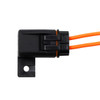 In-Line HD ATC/ATO Waterproof Fuseholder w/ (2) 8" 12 AWG Orange GXL Leads