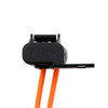 In-Line HD ATC/ATO Waterproof Fuseholder w/ (2) 8" 12 AWG Orange GXL Leads