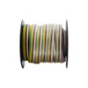 Trailer Wire Bonded - Rated 80°C 16 AWG 4-Way, Wht/Brn/Ylw/Grn 25 Ft.