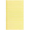 5.5" Yellow Nylon Cable Zip Ties 40 Lbs (25-Pack)