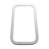 21741-UP STAINLESS STEEL EXTERIOR VIEW WINDOW TRIM FOR 2005+ PETERBILT