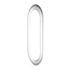 21718-1-UP PETERBILT STAINLESS OVAL WINDOW TRIM