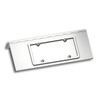 29132-UP STAINLESS SINGLE LICENSE PLATE/SWING PLATE FOR PETERBILT 388 (2008-2015) & 389 (2008-2023)