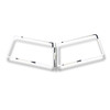 29130-UP STAINLESS 3 PC. WINDSHIELD TRIM FOR 1987+ PETERBILT 379/386/388/389