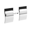24" X 24" STAINLESS COMPETITION SERIES QUARTER FENDER SET - TUBE BRACKET (PAIR)